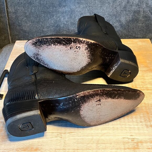 Tecovas “The Casey” Women’s Booties – Midnight Lizard | Size 6B - Picture 5 of 6